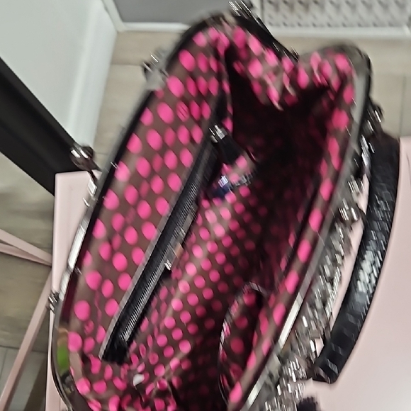 NICOLE LEE Black Embellished Handbag - Picture 3 of 3